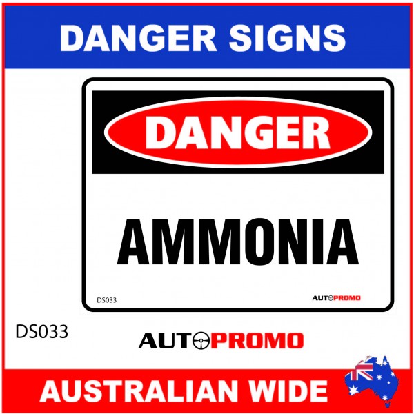 DANGER SIGN - DS-033 - AMMONIA